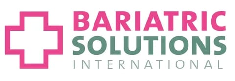 Bariatric Solutions International logo with pink cross symbol and text